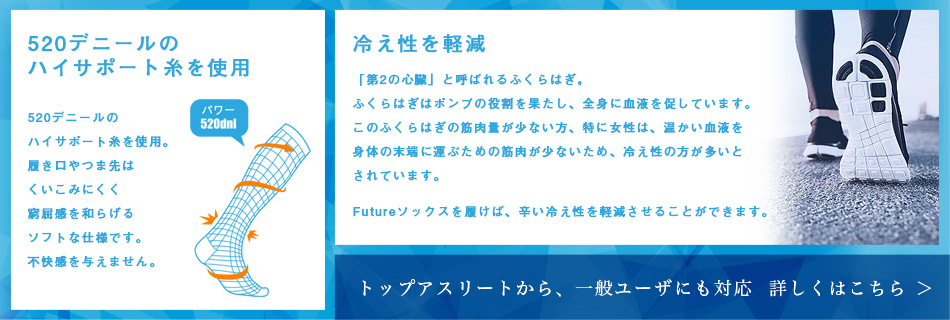 トップアスリートから、一般ユーザにも対応  詳しくはこちら ＞